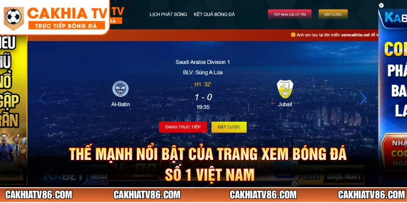 Thế mạnh nổi bật của trang xem bóng đá số 1 Việt Nam