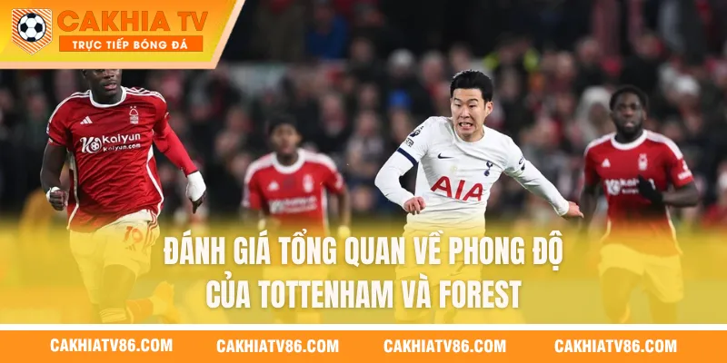 Đánh giá tổng quan về phong độ của Tottenham và Forest